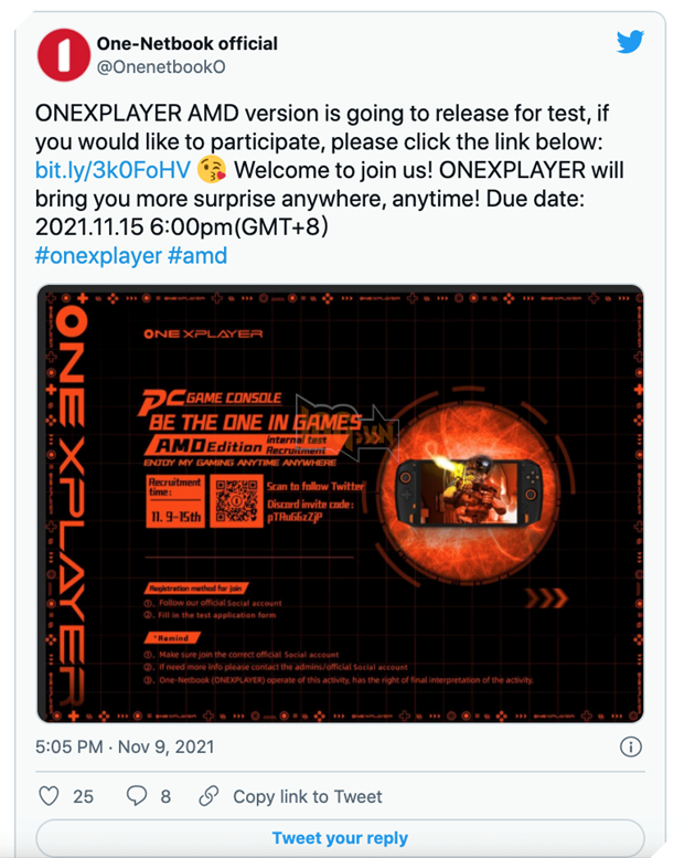 One-Netbook tiết lộ đối thủ của Steam Deck trang bị CPU ADM Ryzen 5 5600U mới 2