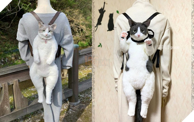 Doc dao chiec balo, tui xach hinh con meo “gay me” gioi tre