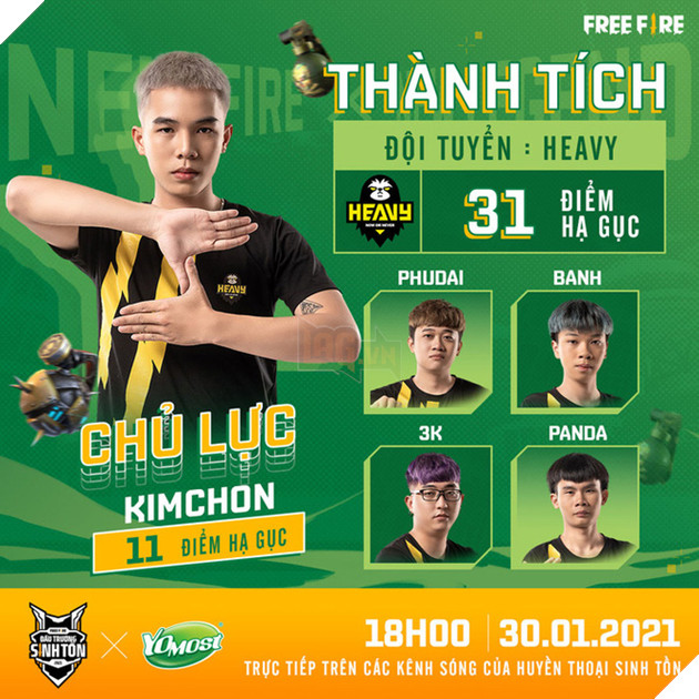 Heavy cùng HQ, GOW ra mắt sản phẩm đặc biệt trước thềm đấu Đông Nam Á 3