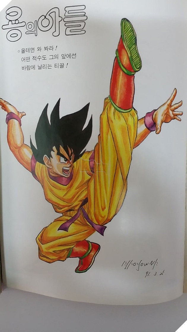 dragon ball bị họa sĩ hàn đạo nhái