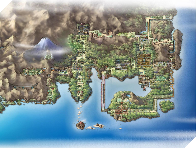 Các vùng lãnh thổ trong Pokemon và mối liên kết của chúng với nhau 2