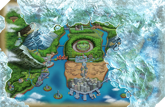 Các vùng lãnh thổ trong Pokemon và mối liên kết của chúng với nhau 4