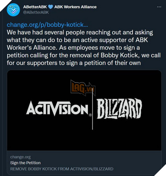 Hơn 1000 nhân viên Activision Blizzard ký tên kêu gọi đuổi việc CEO Bobby Kotick ngay lập tức 2