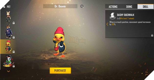 Free Fire 5 con pet tốt nhất để kết hợp với nhân vật D-Bee 5