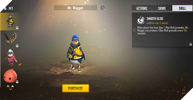 Free Fire 5 con pet tốt nhất để kết hợp với nhân vật D-Bee 6