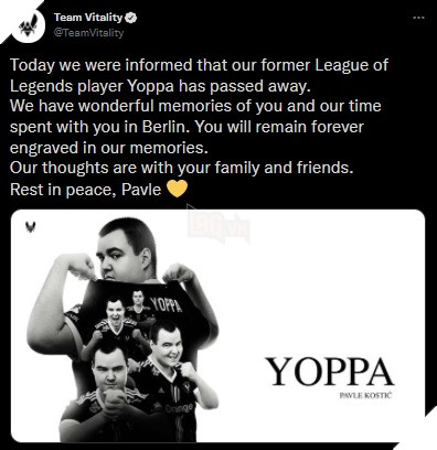 Tuyển thủ LMHT chuyên nghiệp qua đời vì COVID-19 2