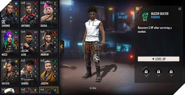 Free Fire OB31: Những nhân vật tốt nhất khi kết hợp với Chrono sau khi bị nerf 3
