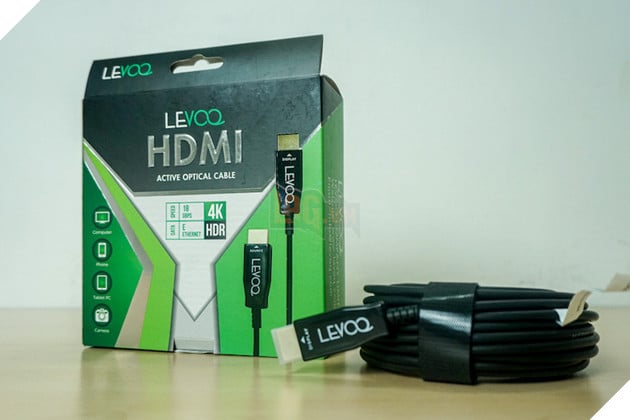 Trên tay nhanh LEVOQ HDMI 2.0 4K: Dây HDMI AOC hỗ trợ băng thông tối đa lên đến 18Gbps