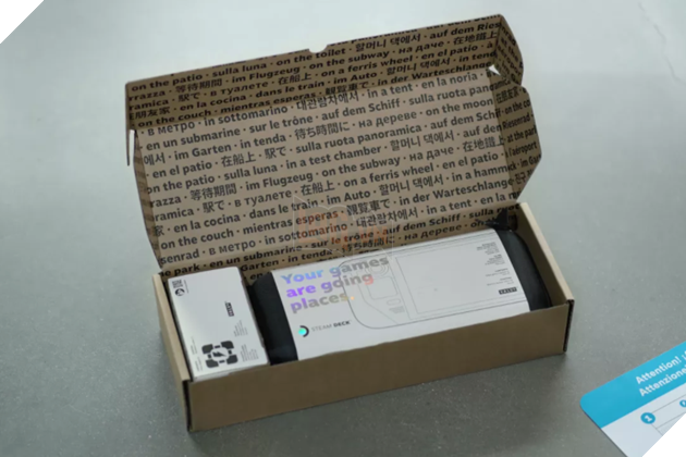 Valve tiết lộ bao bì Steam Deck khá đơn giản và thân thiện với môi trường