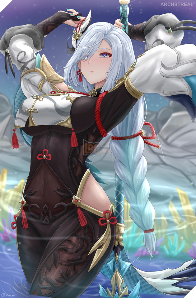 genshin impact shenhe fanart