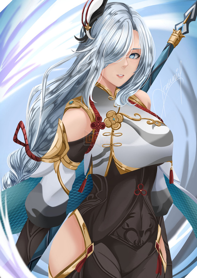 genshin impact shenhe fanart
