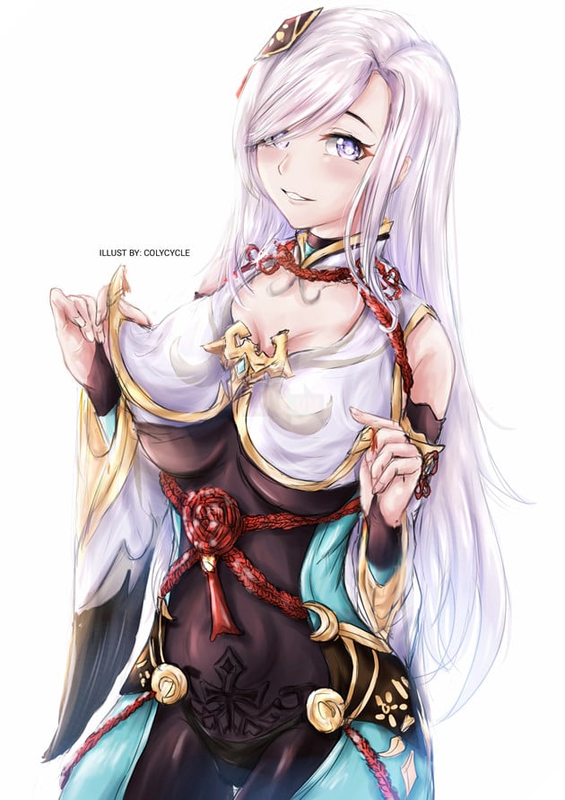 genshin impact shenhe fanart