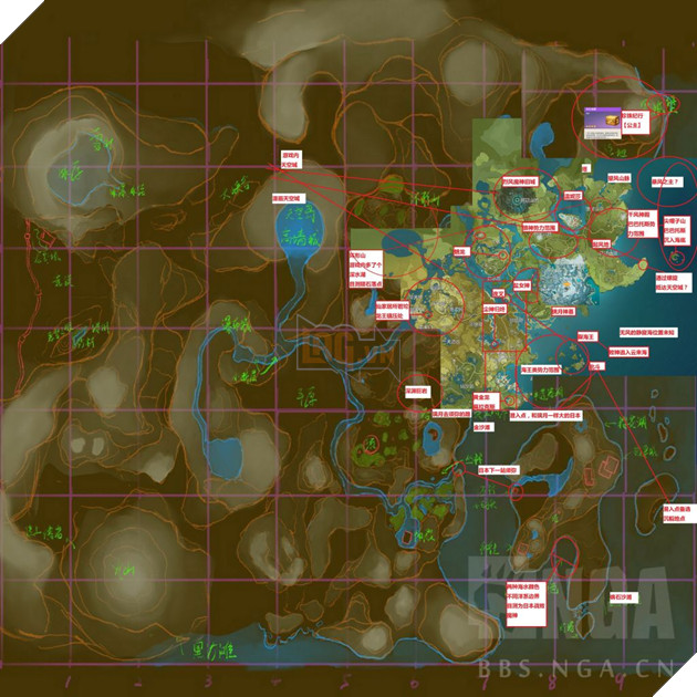 Genshin Impact: Leaker hé lộ lại chi tiết toàn bộ bản đồ của Teyvat từ Closed Beta đầu tiên 7