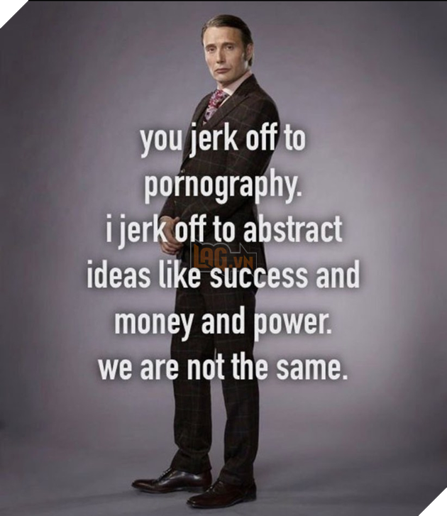you jerk off to pornography. i jerk off to abstract ideas like success and money and power. we are not the same. Face Shoe Smile Human body Sleeve Flash photography Happy Gesture Font Formal wear Knee