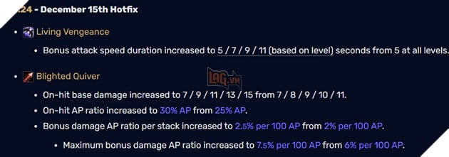 LMHT: Varus bất ngờ quay trở lại với meta với lối chơi SMPT cực mạnh ở phiên bản 11.24b 3