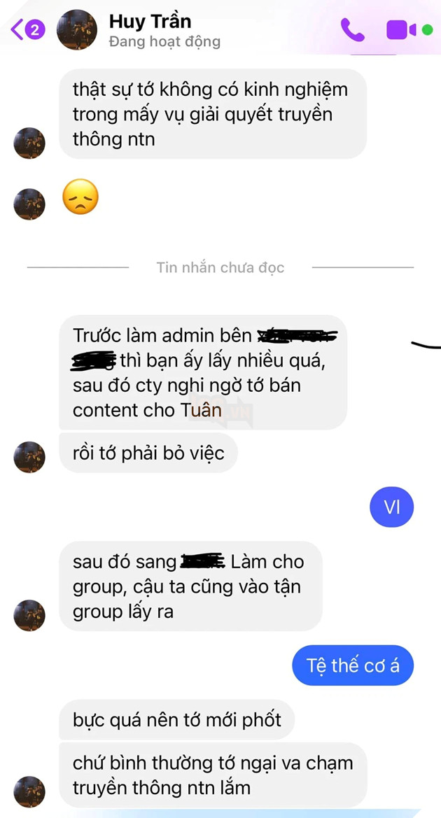 Monsieur Tuna từng khiến cho Huy Trần suýt phải mất việc vì hành động ăn cắp nội dung 3