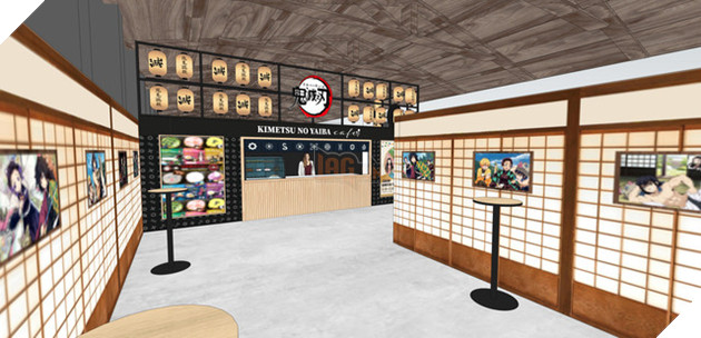 tiệm cà phê kimetsu no yaiba