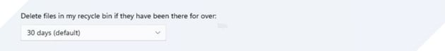 Hướng dẫn cài đặt từ động dọn sạch thùng rác trên Windows 11 6