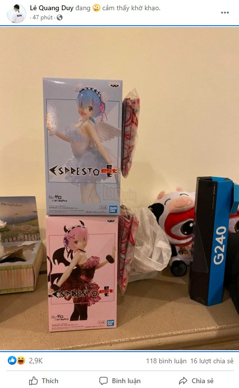 LMHT: SofM bất ngờ đổi sở thích sưu tầm mô hình Anime, bạn gái Lily cũng chỉ biết cạn lời