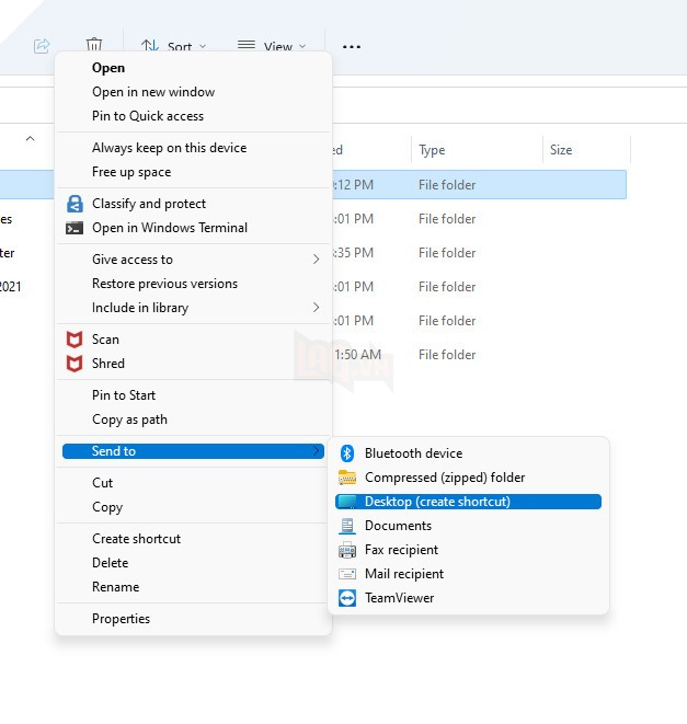 Hướng dẫn tạo phím tắt để mở thư mục trên Windows 11 2