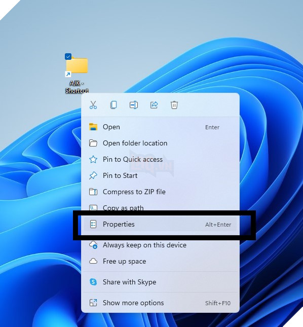 Hướng dẫn tạo phím tắt để mở thư mục trên Windows 11 3