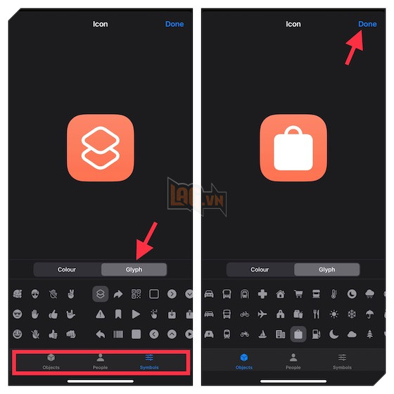 Hướng dẫn cách thay đổi icon ứng dụng trong iOS 15 7