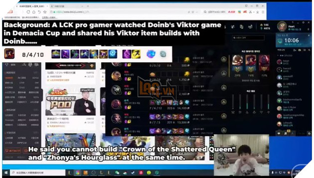 LMHT: Doinb bị game thủ LCK chỉ trích vì lối lên đồ quá sai khi đối đầu với đội tuyển cũ FPX 2