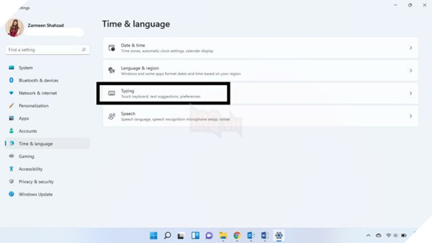 Cách tắt tính năng tự động sửa bàn phím cảm ứng trên laptop Windows 11 4
