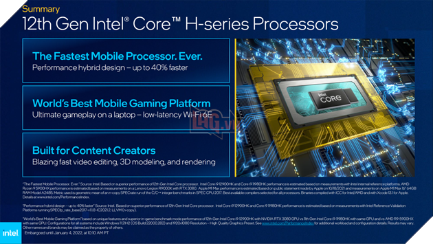 Intel Alder Lake thế hệ thứ 12: Flagship 12900HK, nhanh hơn tới 40% và đánh bại cả AMD và Apple 8