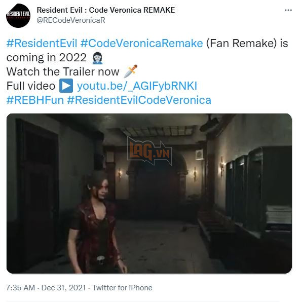 Resident Evil Code Veronica bản Fan Remake ra mắt bản chơi thử và hé lộ ngày phát hành