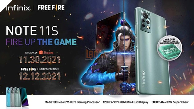 Free Fire xuất hiện mẫu điện thoại riêng, cấu hình chiến game cực tốt mà giá lại hạt dẻ