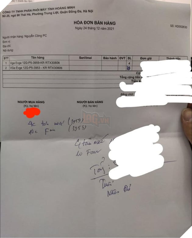 Lô GPU EVGA GeForce RTX 30 bị đánh cắp tại Mỹ được phân phối ở nhà bản lẻ lớn tại Việt Nam 4