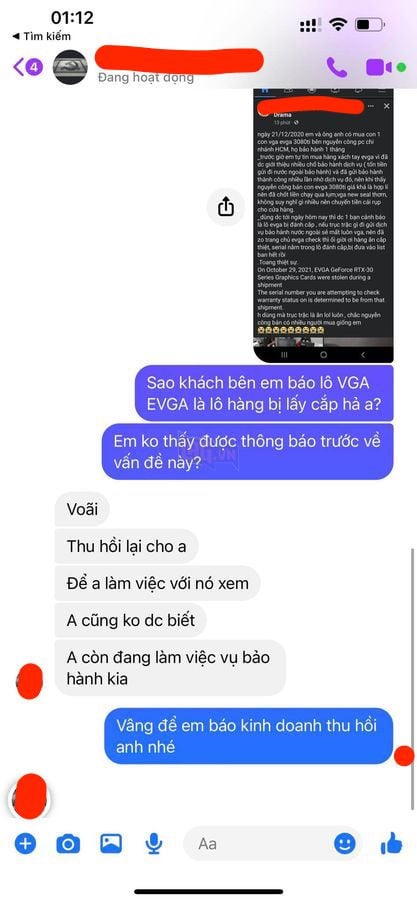 Lô GPU EVGA GeForce RTX 30 bị đánh cắp tại Mỹ được phân phối ở nhà bản lẻ lớn tại Việt Nam 5