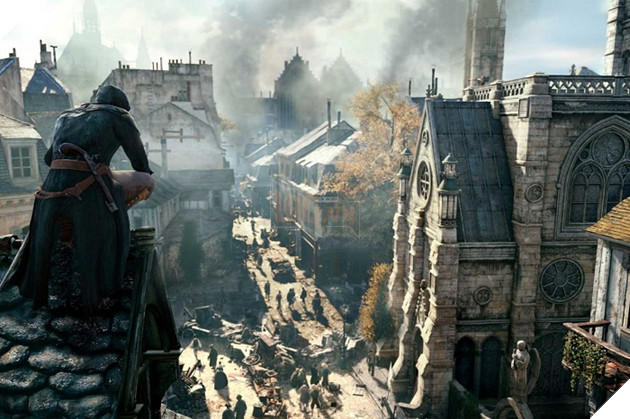 Ubisoft tái hiện ngọn lửa Nhà thờ Đức Bà Paris thông qua trò chơi VR 2