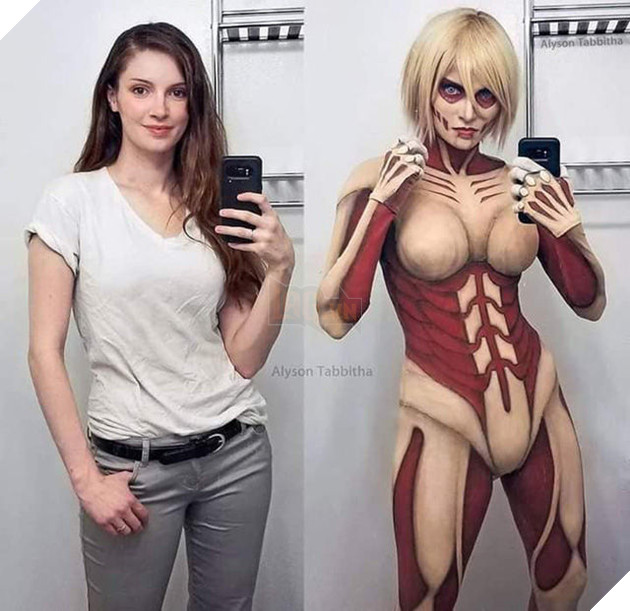 cosplay titan trong attack on titan