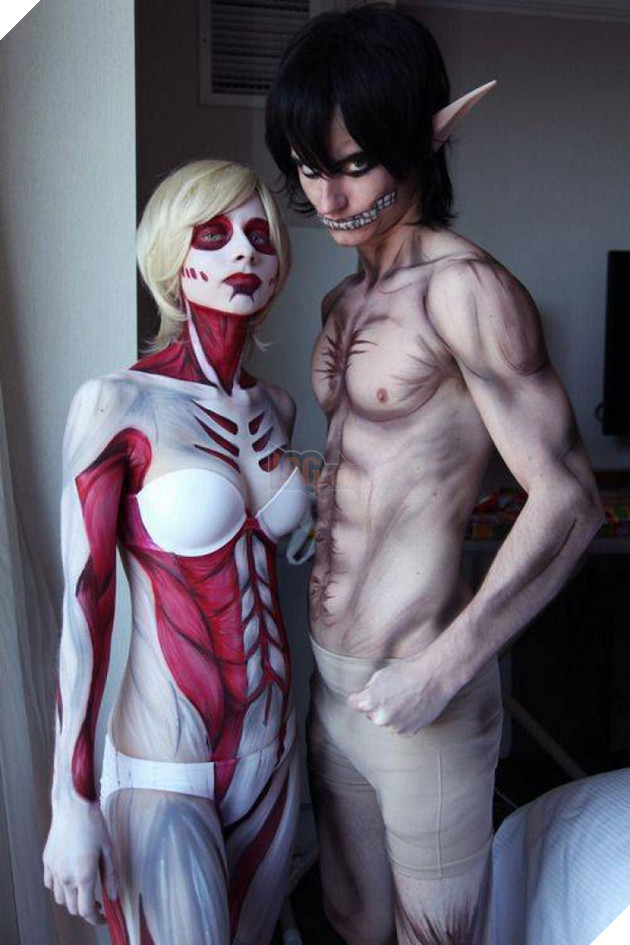 cosplay titan trong attack on titan