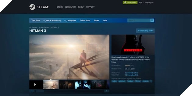 Hitman 3 bất ngờ nhận hàng loạt đánh giá tiêu cực từ cộng đồng game thủ trên Steam 2
