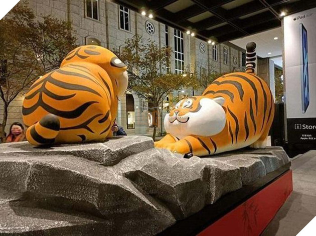 Cười bể bụng trước dàn tượng hổ mừng xuân Nhâm Dần với loạt biểu cảm hài hước tại Trung Quốc 5