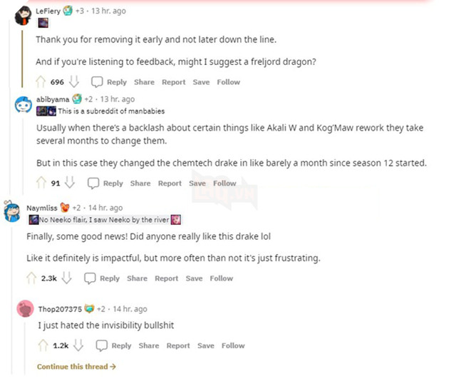 LMHT: Hài hước phản ứng của game thủ sau khi nghe tin Rồng Hóa Kỹ tạm thời bị xóa khỏi game 2