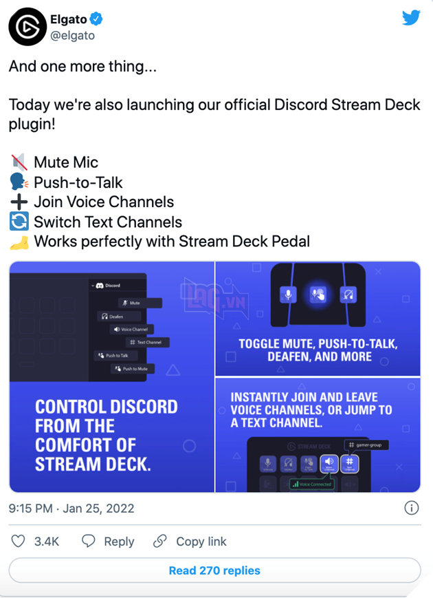 Elgato ra mắt Stream Deck Pedal và plugin Discord 3