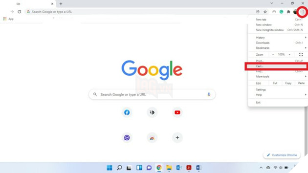 Cách truyền hình ảnh từ desktop Windows 11 sang thiết bị hỗ trợ Chromecast 2