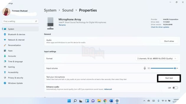 Hướng dẫn cách kiểm tra micrô trên máy Windows 11 4