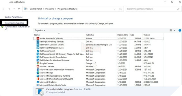 Kiểm tra lịch sử cập nhật Windows trên Windows 11 với hai cách dưới đây 5