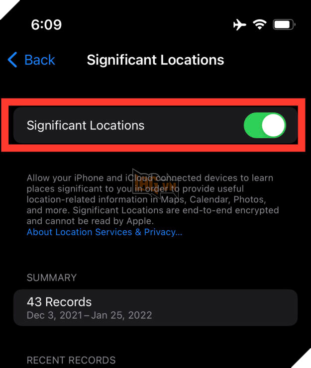 Thủ thuật này cho phép bạn xem lịch sử địa điểm trên iPhone mà bạn đã đến 6