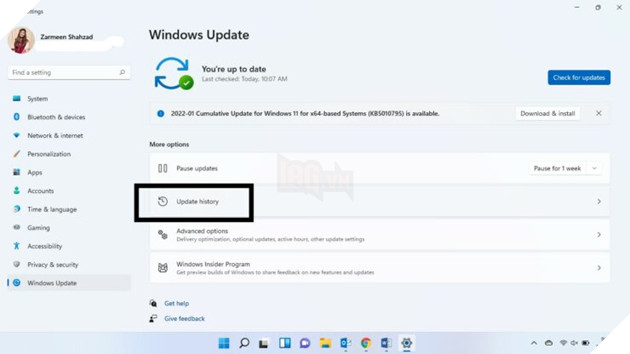 Kiểm tra lịch sử cập nhật Windows trên Windows 11 với hai cách dưới đây 7