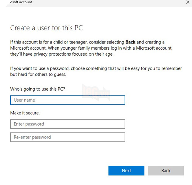 Hướng dẫn cách thiết lập tài khoản Guest trên Windows 11 8