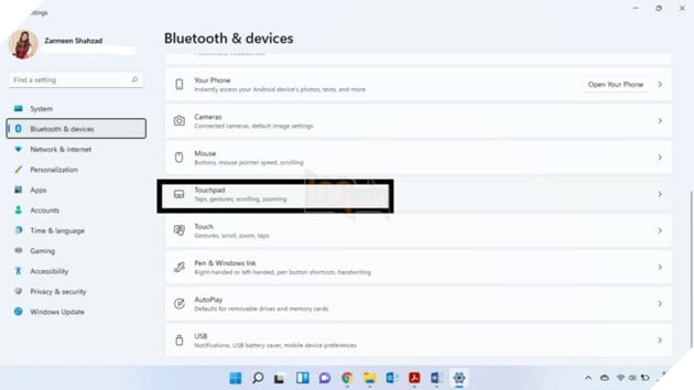 Cách đảo ngược hướng di chuyển chuột và touchpad trên máy tính Windows 11 3