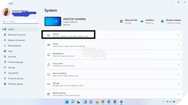Cách sửa đổi tốc độ Refresh Rates trên máy tính Windows 11 3