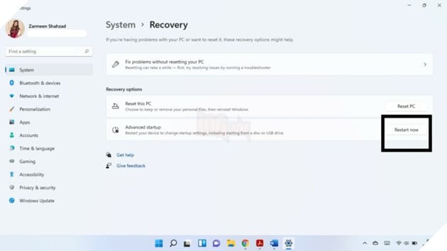 Hướng dẫn cách nhập UEFI trên máy tính Windows 11 3