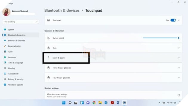 Cách đảo ngược hướng di chuyển chuột và touchpad trên máy tính Windows 11 4